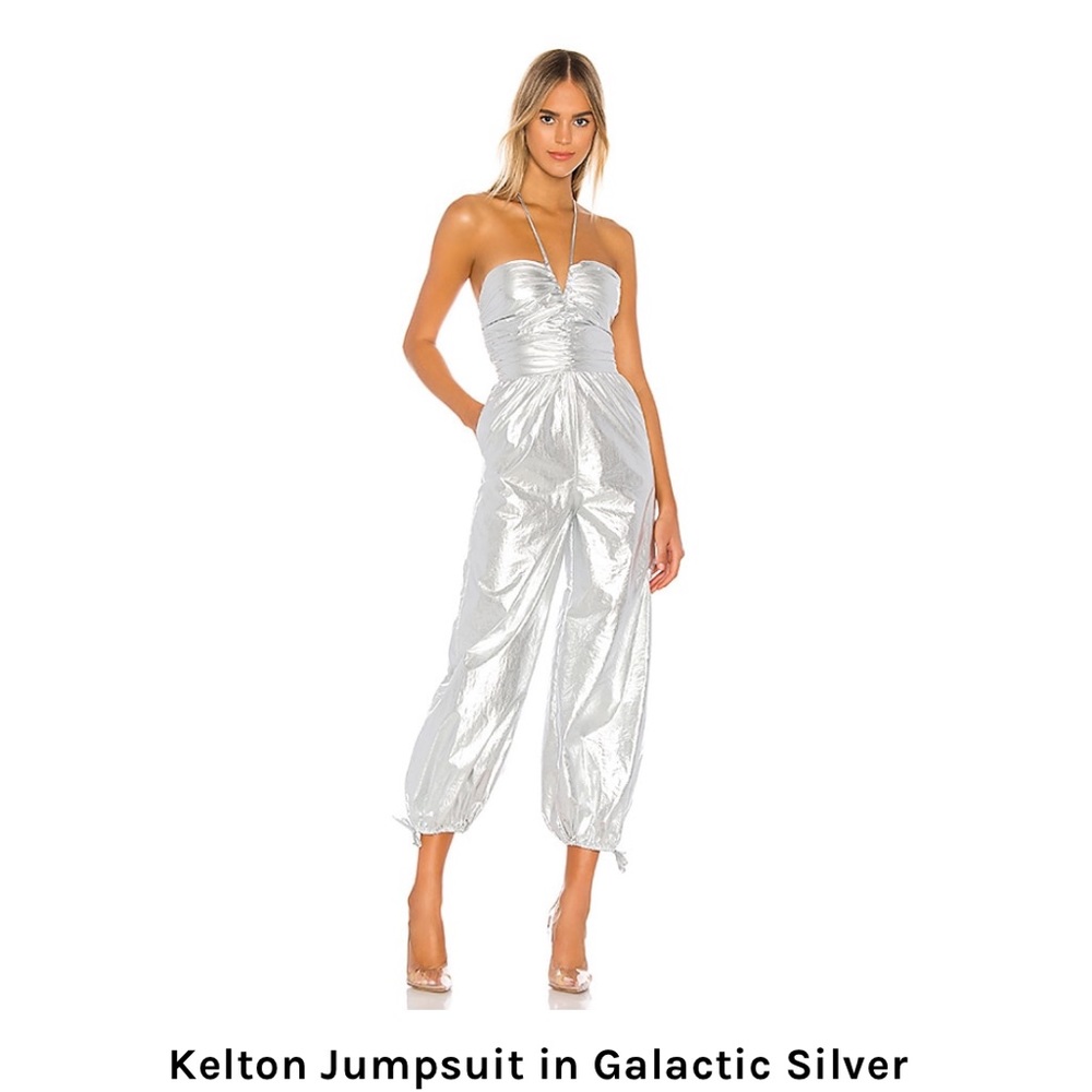 Silver Metallic Jumpsuit